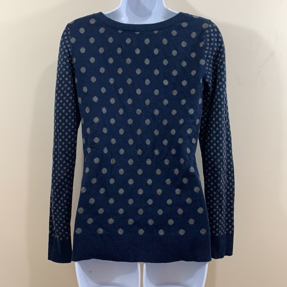 New Directions Polk Dot Sweater  Size S - Picture 6 of 8
